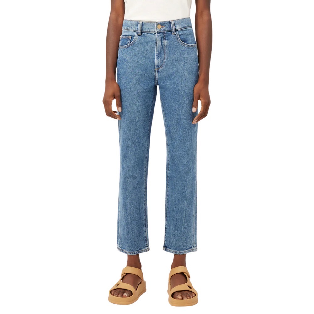DL1961 Patti Straight High Rise Ankle Jeans |DL Vintage | Size 27 | Classic Blue